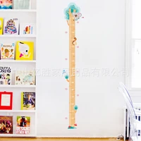 ins cartoon koala on tree wall stickers childrens growth measurement dty for baby bedroom kids room decor animal height ruler