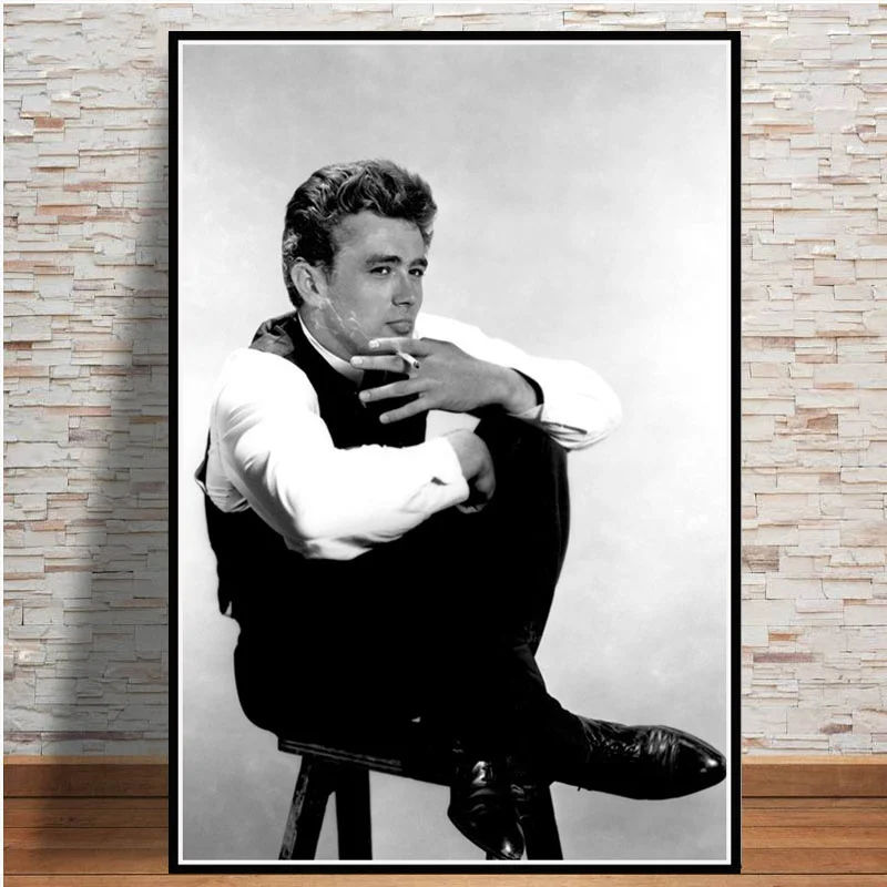 

James Dean Movie Actor Art posters and prints vintage decor Picture Canvas Painting wall decorations living room Cuadros