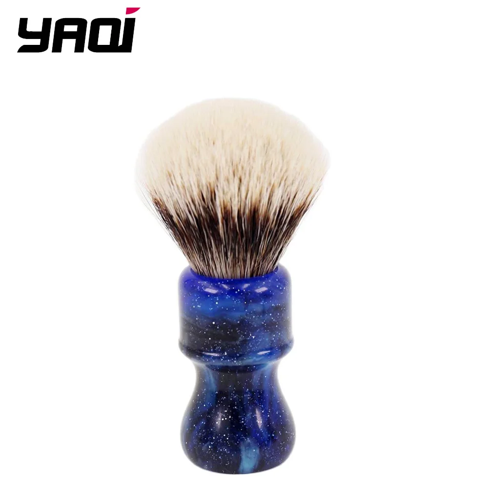 

YAQI 24MM Mysterious Space Color Handle Two Band Badger Hair Knot Men Wet Shaving Brushes