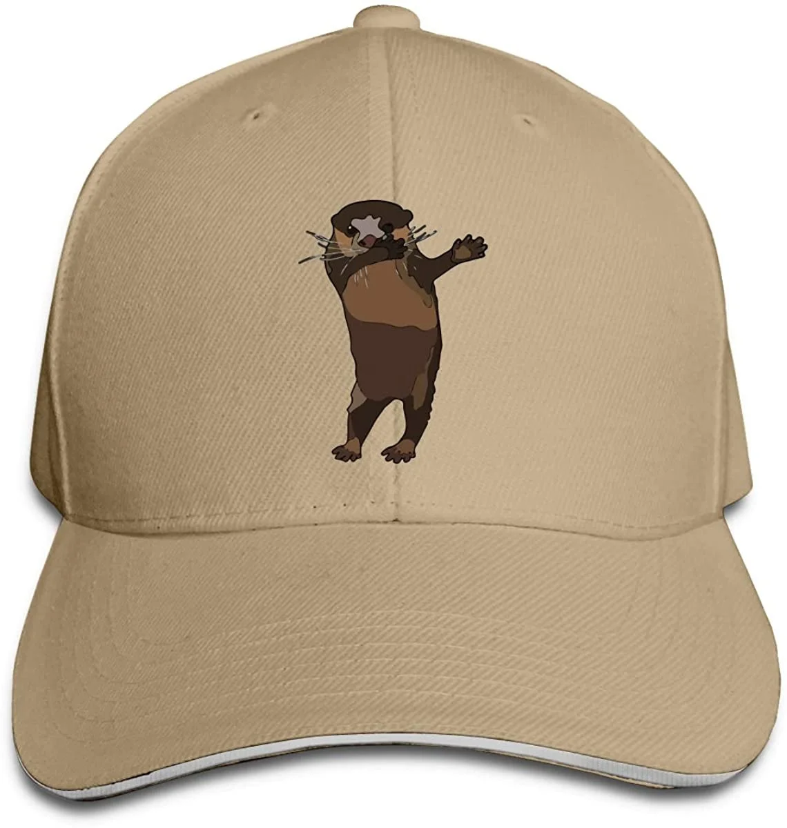 

Unisex Baseball Cap Dabbing Sea Otter Cotton Trucker Hat Adjustable Vintage Sports Fan Caps