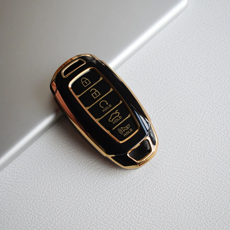 Чехол для автомобильного ключа оболочка брелок ключей Hyundai Creta I20 I30 IX35 IX25 Elantra