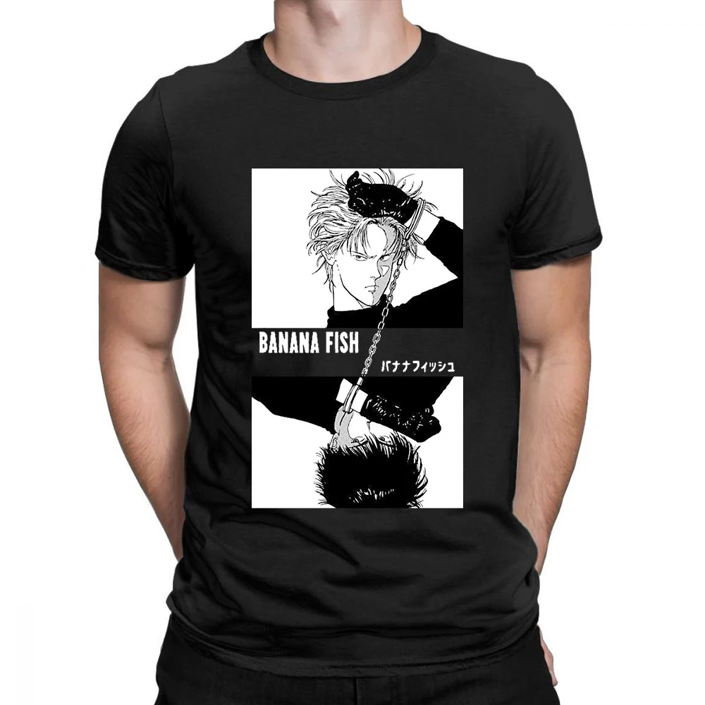 

Summer fashion anime tshirt Banana Fish Graphic Printed T Shirt Harajuku men T Shirts