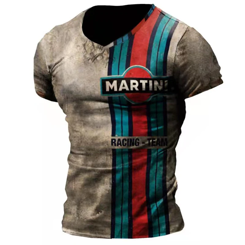

Футболка мужская оверсайз с коротким рукавом, винтажная хлопковая рубашка с 3D-принтом в американском стиле, с круглым вырезом, одежда в стил...