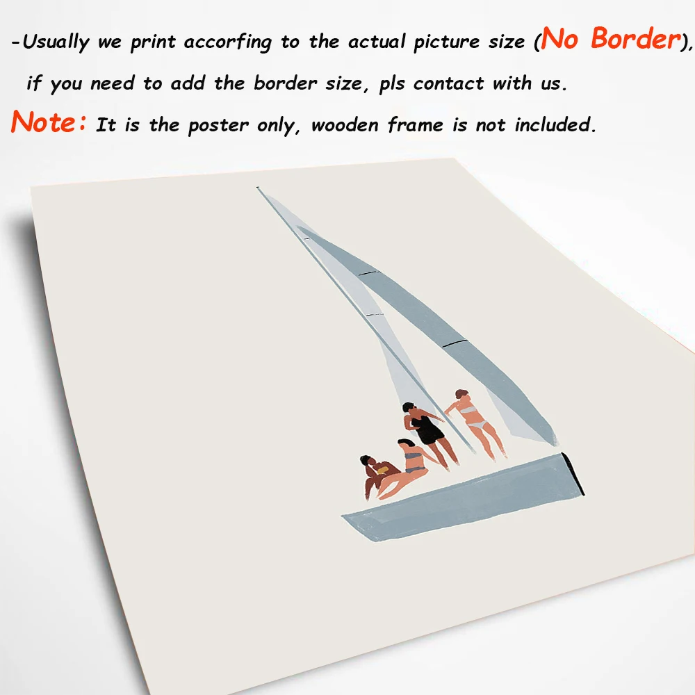 Абстрактная Настенная картина для плавания разнообразных женщин скандинавский