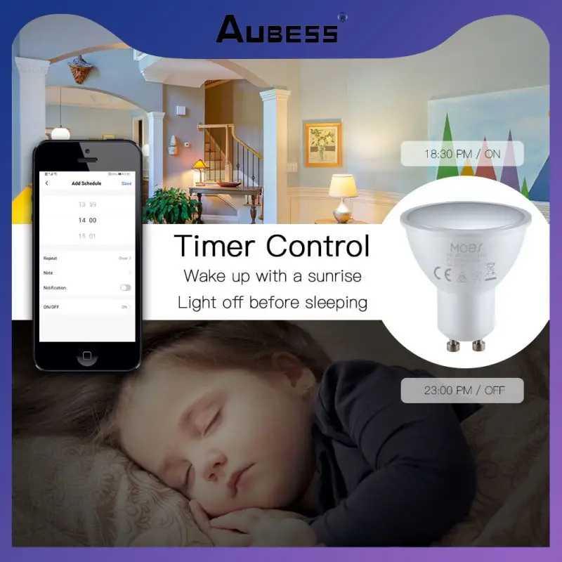 

Smart Gu10 Bulbs Saving Energy Smart Life Rgbcw Dimmable Light Wifi 5w Timer Smart Led Lamps Work With Alexa Google Home Alice