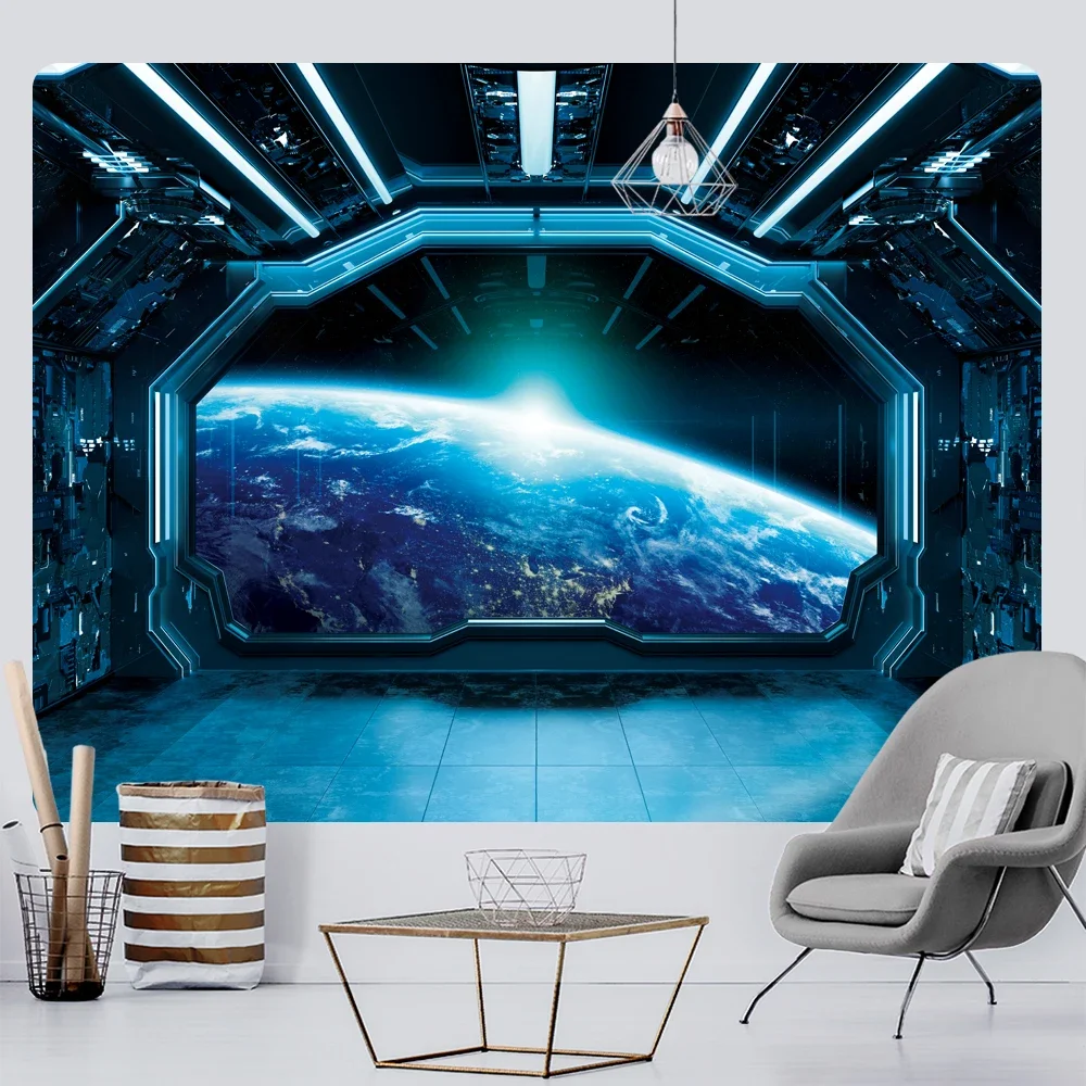 Космическая капсула психоделическая сцена украшение для дома Художественная