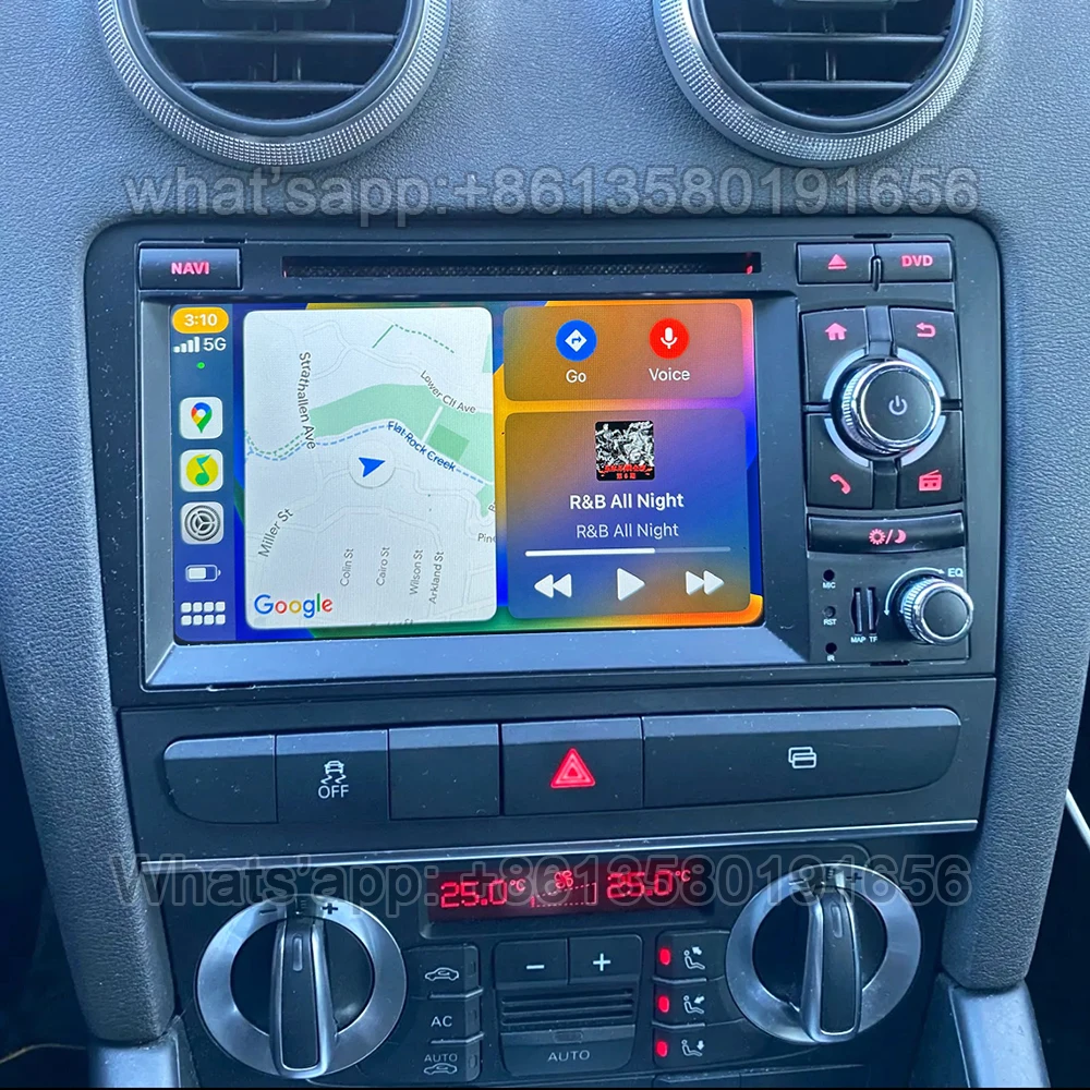 Для Audi A3 8P 2003 2004 2005 2006 2007 2008 2009 2010 2011 2012 Автомобильный радиоприемник Android Стерео