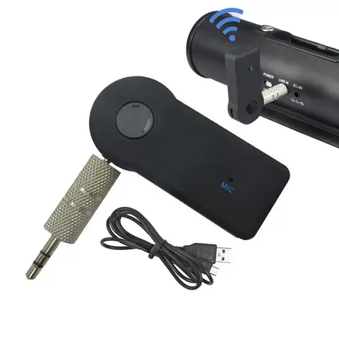Беспроводной приемник-передатчик Bluetooth 5,0 2 в 1, адаптер 3,5 мм для автомобильной музыки, аудио Aux A2dp, ресивер для наушников, гарнитура