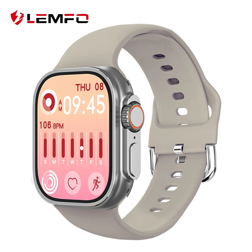 Смарт-часы LEMFO Ultra Series 8 с поддержкой Bluetooth 2023, 2,1 дюйма, 320*385