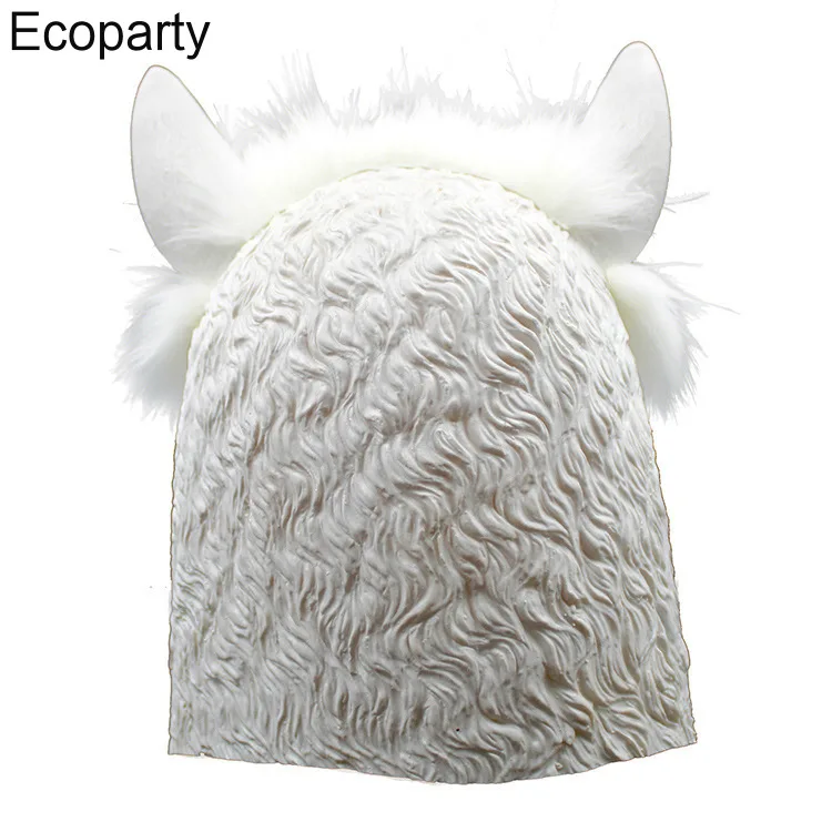 Симпатичная латексная маска с забавными животными собакой лисой костюм для