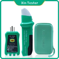 Xin Tester digital AC circuit tracer breaker finder + GFCI outlet receptacle socket tester 90-120V electrical breaker locator