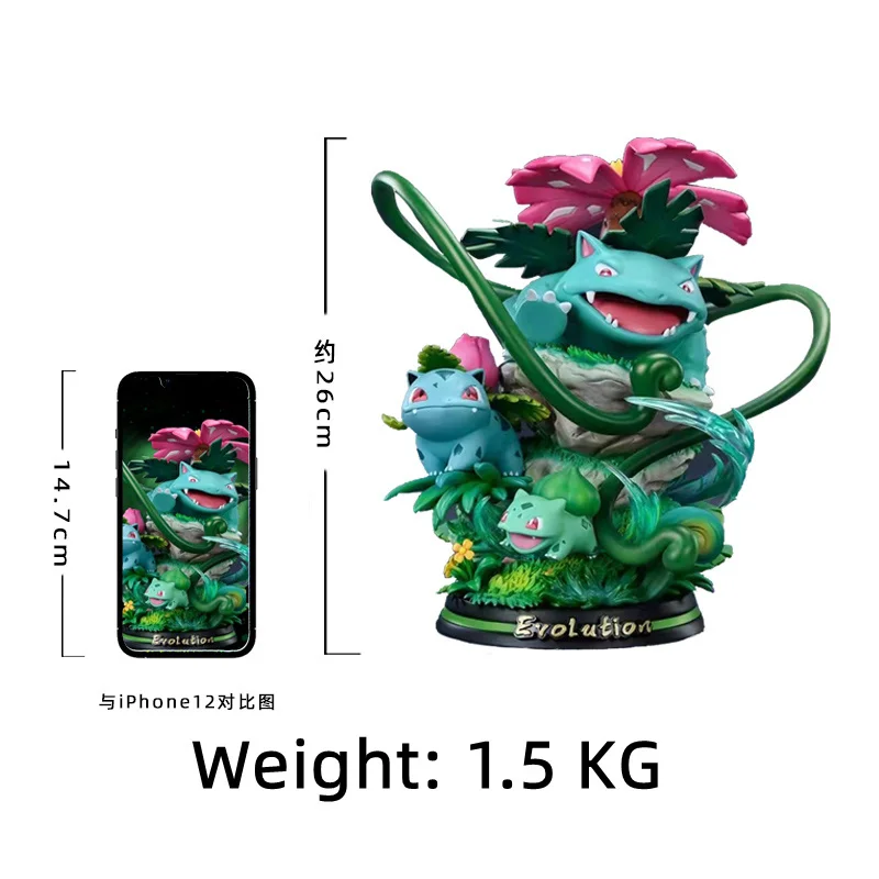 

Eevee Large Mega Evolution Figure Gyarados POKEMON Gengar Charizard Venusaur Blastoise Slowpoke Anime Action Model Toy For Kids