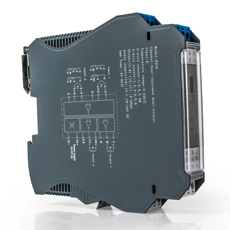 Датчик температуры типа K 4-20 мА 0-10 В 0-5 1 в выход 0-1300 ℃ Преобразователь сигнала