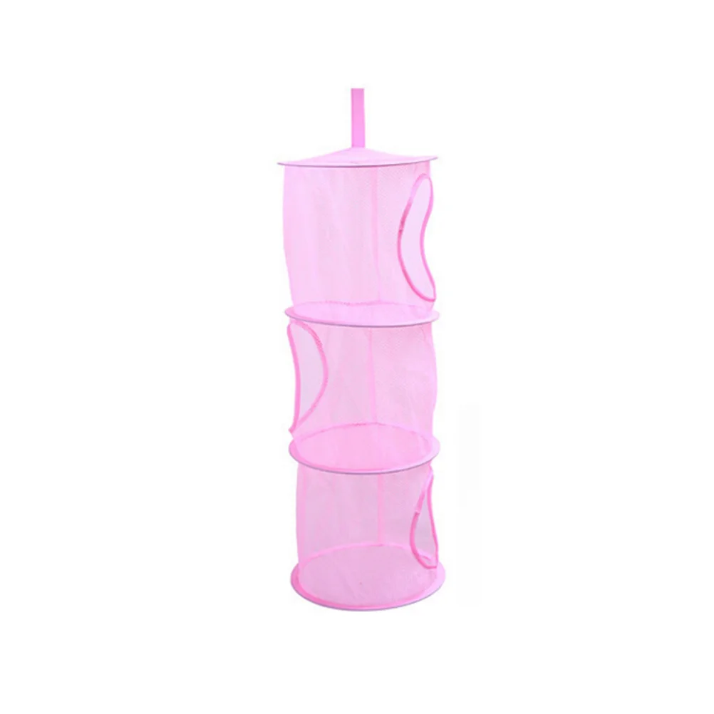 

Mesh Hanging Drying Rack Storage Netdryer Toy Basket Clothesherbsweater Organizer Clothespin Multipurpose Space Saver Folded