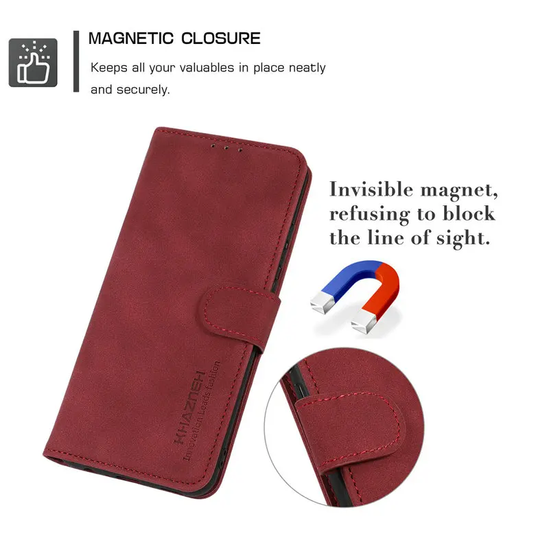 For OPPO A17 A 57 5G Protective Flip Case Leather Smooth Wallet Book Cover Funda A96 A74 A54 A94 A36 54 A77 A17K 76 57 A15 A16 S