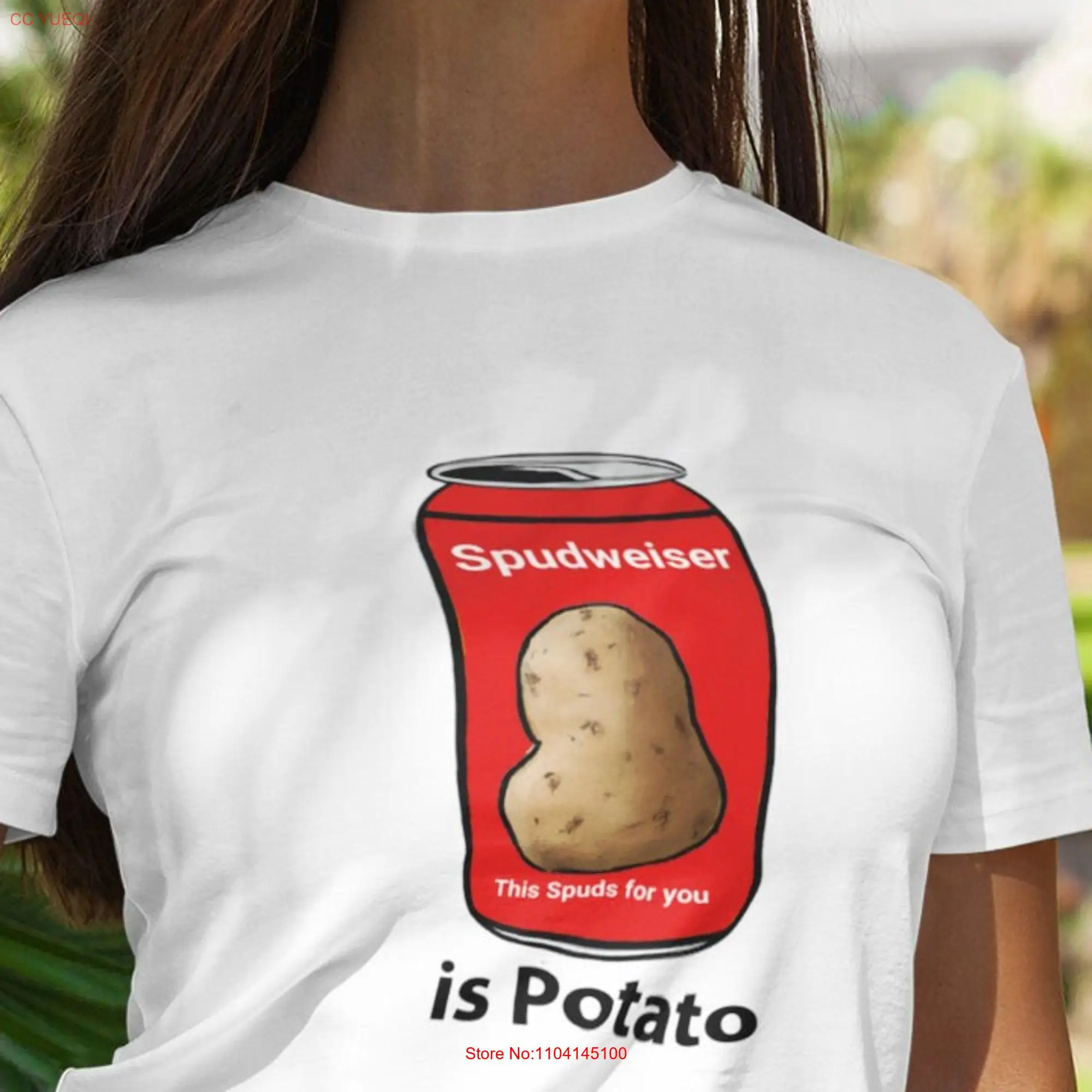 Футболка is картофеля с длинным или коротким рукавом добавит немного шума в ваш