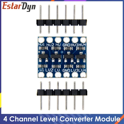 4-канальный преобразователь логического уровня IIC I2C двунаправленный модуль от 5 В до 3,3 В