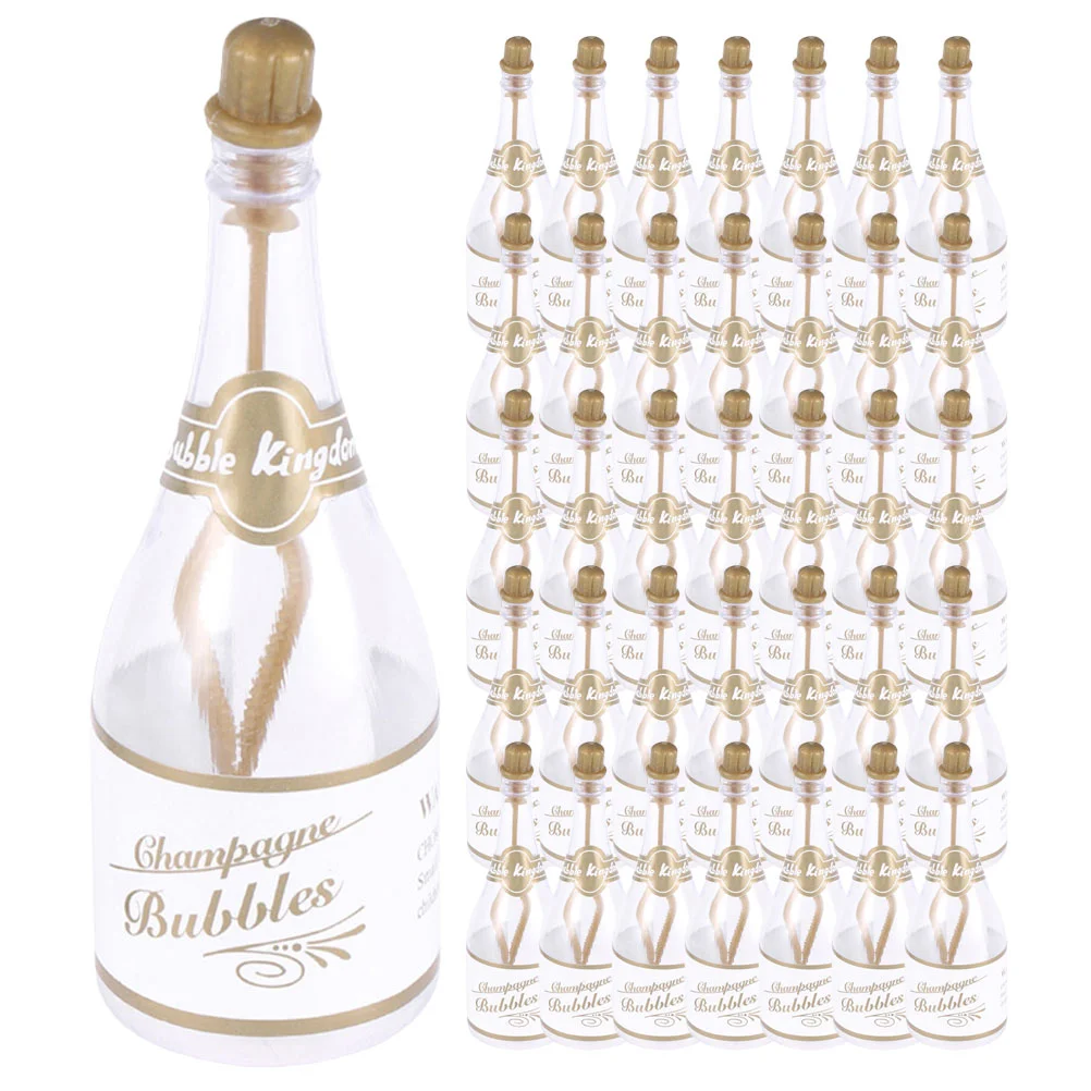 

36pcs Wedding Party Supplies Empty Bubble Bottles Empty Bubble Container Champagne Bubble Bottles Wedding Bubble Bottles