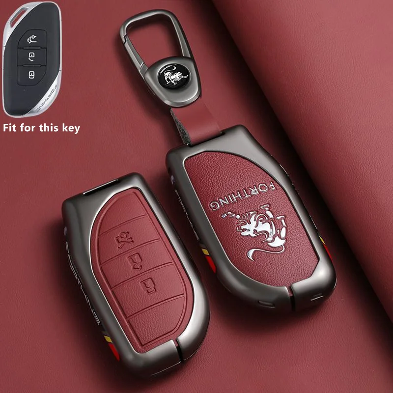 

Чехол Для Автомобильного Ключа Dongfeng Forthing T5 EVO Fengxing T5L V9 Из Цинкового Сплава - Брелок-держатель Для Ключей - А...