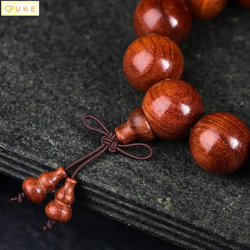 

Браслет из красного сандалового дерева с листьями высокой плотности