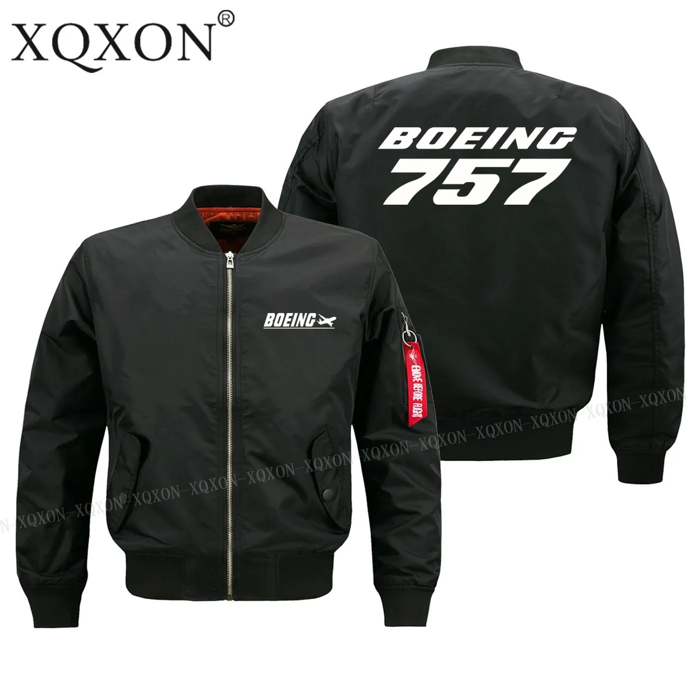 

New-2022New Men Pilot Jacket Spring Fall Winter Funny Design BOEING 757 Design Man Coats Jackets (Customizable) J708