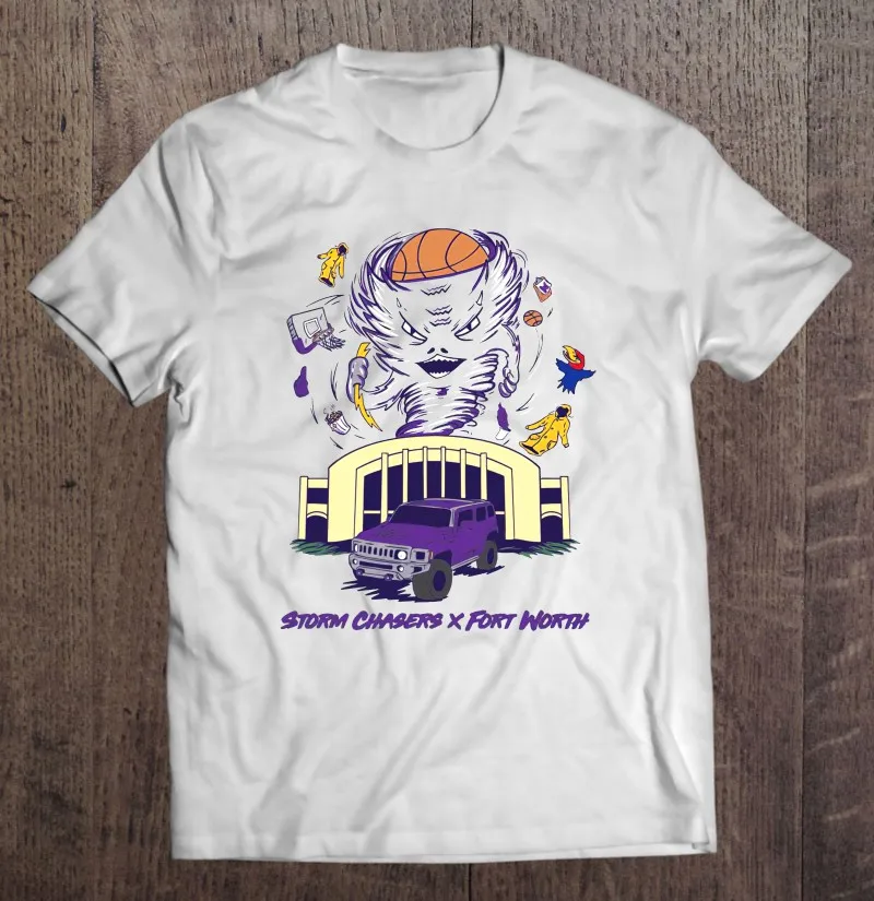 

Мужская футболка с коротким рукавом Storm Chasers X Fort Worth, баскетбольная Футболка