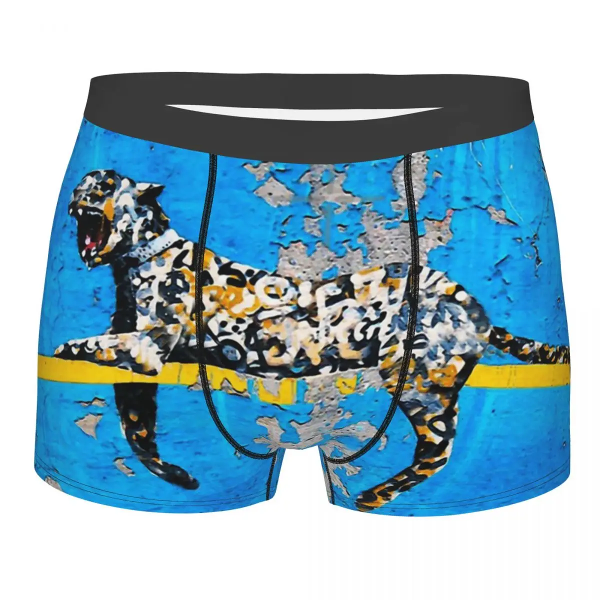 

Banksy Leopard Underpants Cotton Panties Man Underwear Sexy Shorts Boxer Briefs