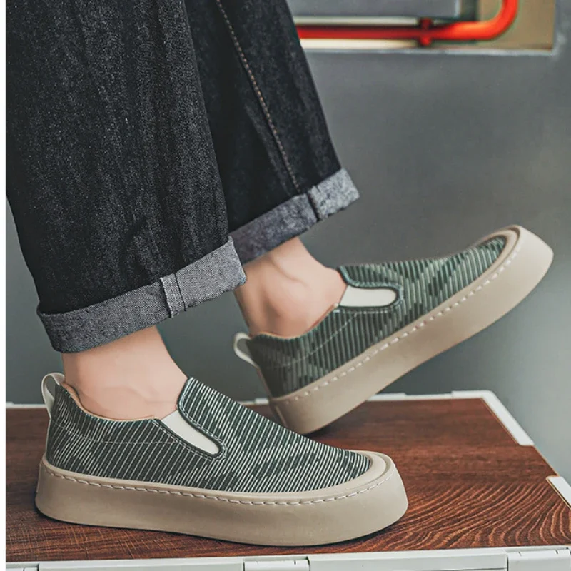 Мужская вулканизированная обувь мужская парусиновая повседневная