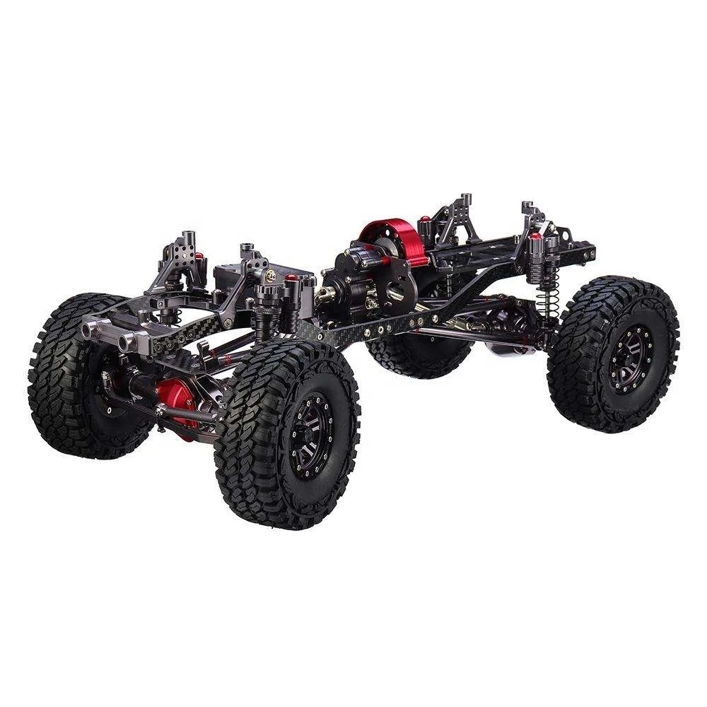 

All Metal Chassis Set 313mm Wheelbase 4WD Rock Off-Road Assembled for 1/10 RC Crawler Truck SCX10 rc car parts accessories