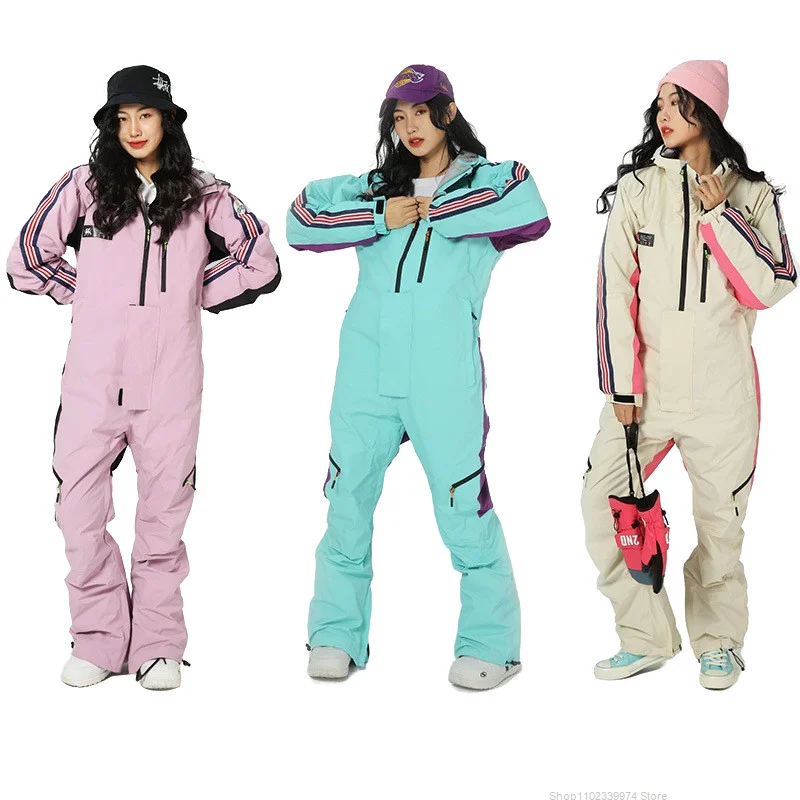 

Een Stuk Skipak Vrouwen Outdoor Sport Pak Nieuwe Heren Koppels Warm Winddicht Waterdicht Warm Snowboard Kleding algehele