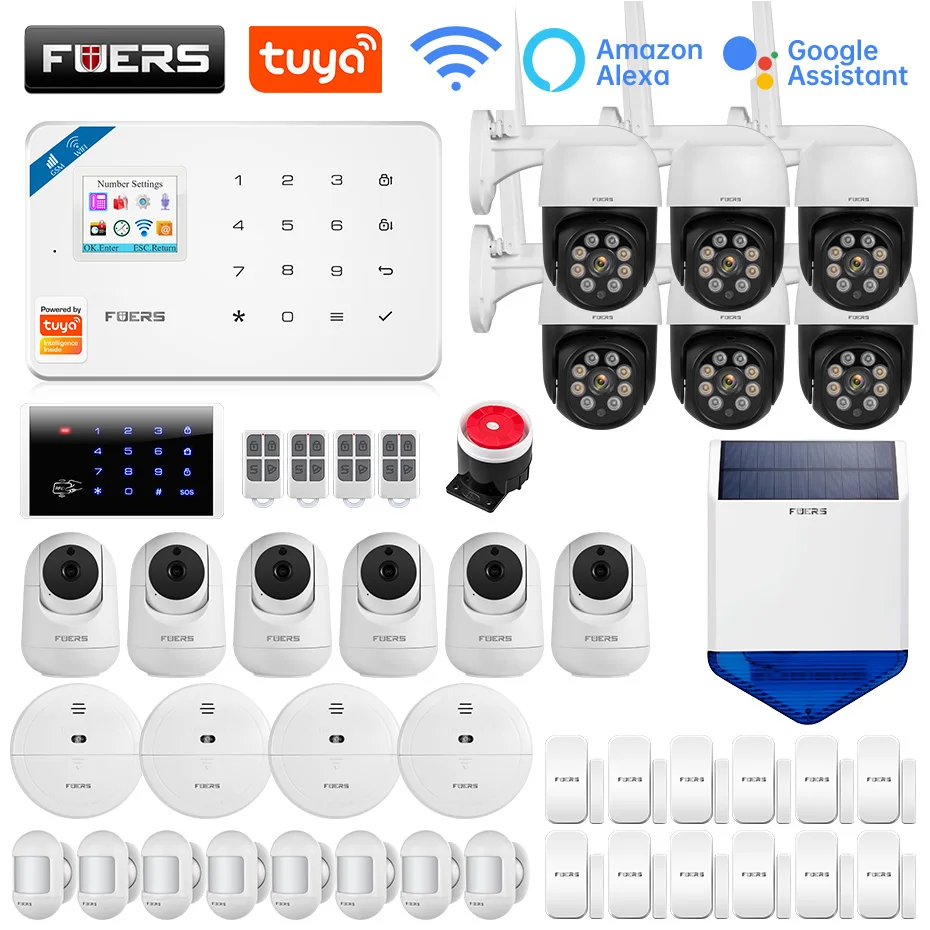 Система сигнализации FUERS W181, GSM, Wi-Fi, 433 МГц