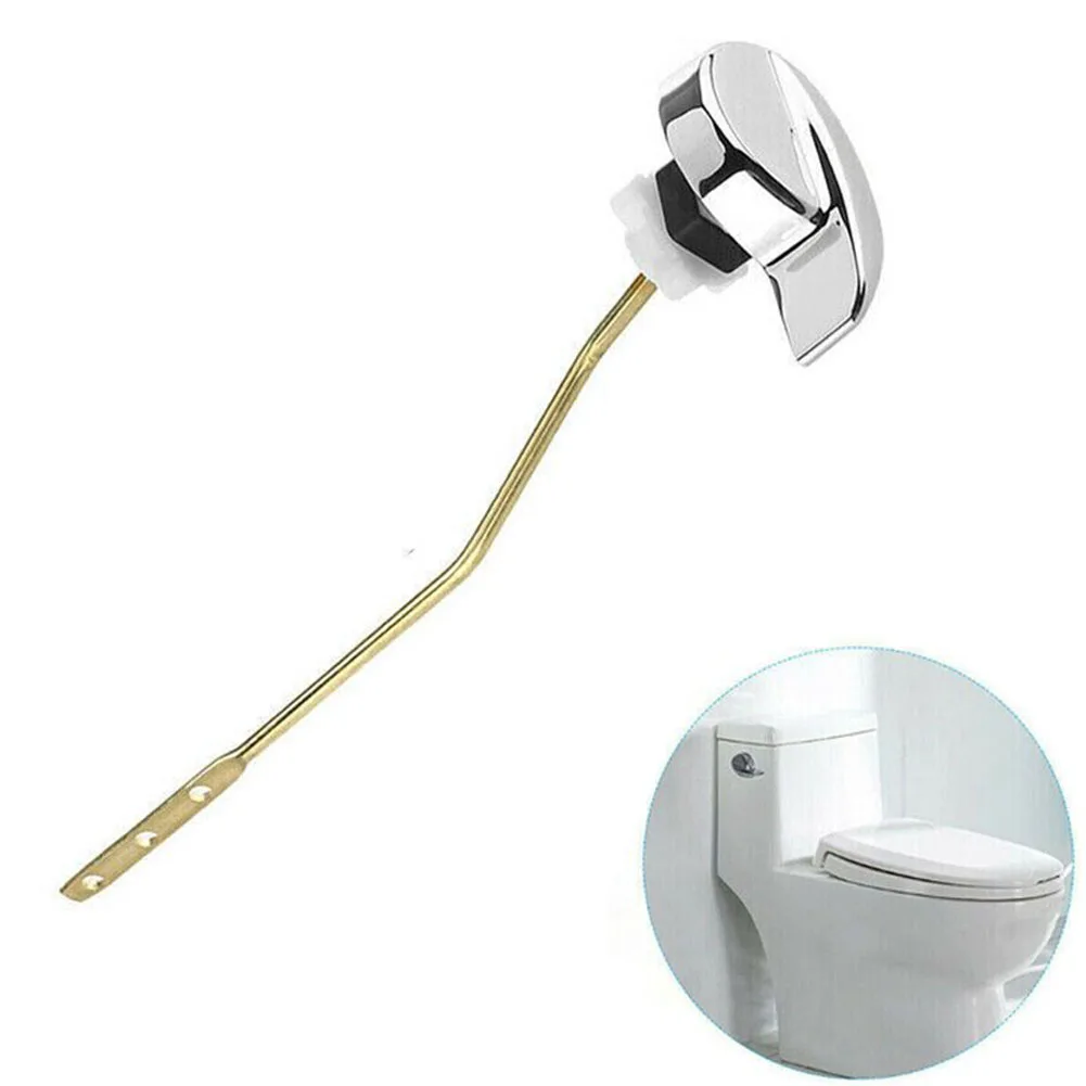 

20CM Universal Toilet Tank Flush Lever Chrome Toilet Wrench Iron Handle Toilet Wrench Water Tank Accessory Bathroom Tools
