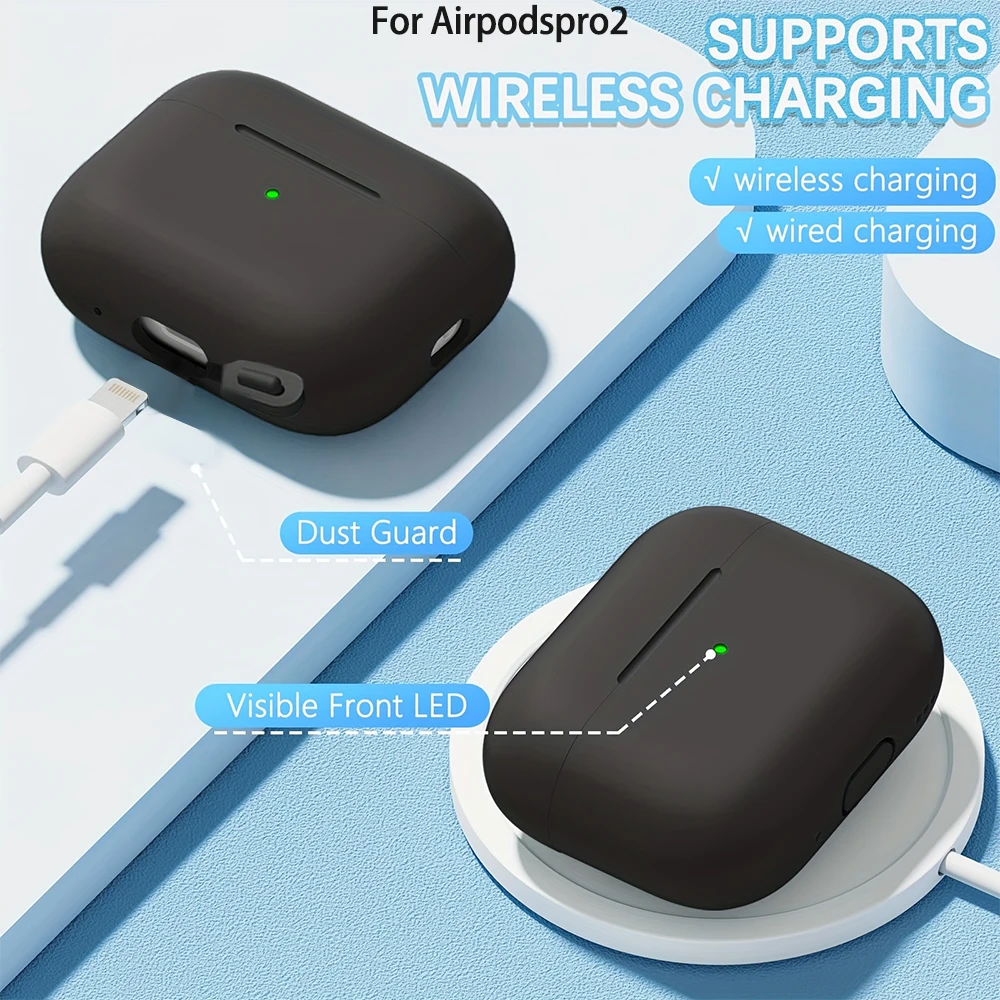 Для AirPods Pro 2 2-й чехол со шнурком, мягкие силиконовые защитные чехлы для Apple AirPods Pro2 Air Pod Pro2 Gen Coque Funda (art.: 3920cd8cc9596) - 3920cd8cc9596