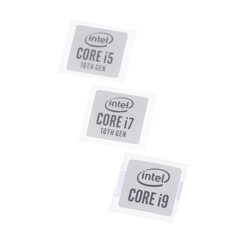 5pcs 10th Generation Core i5 i7 i9 Win10 Logo Stickers CPU Label Laptop Notebook Decoration |