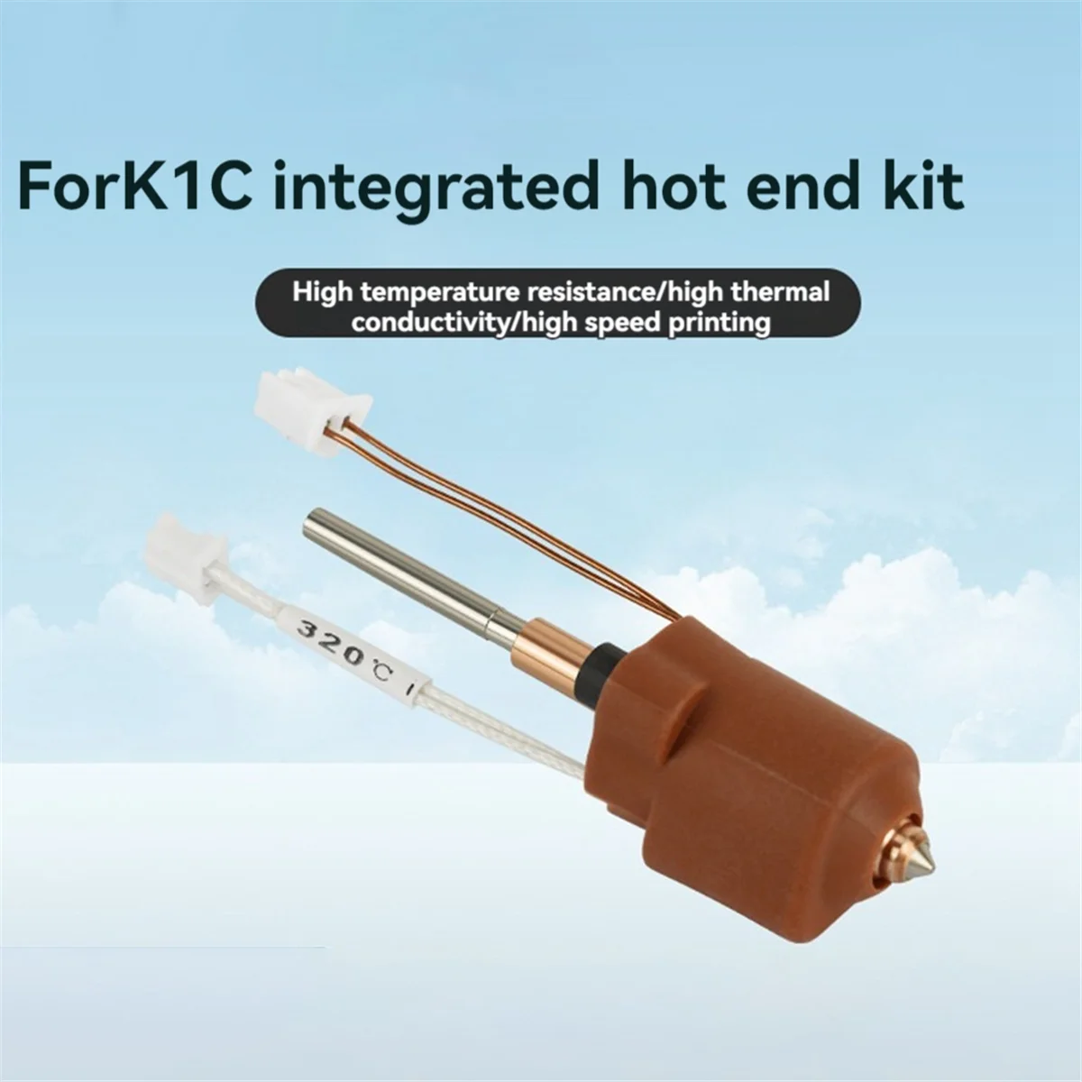 Комплект Hotend для 3D-принтера Ender-3 V3/K1C встроенное сопло экструдер 0 4 мм нити 1 75