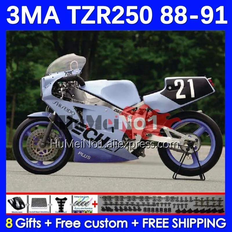 

Комплект обтекателей для YAMAHA TZR-250 3MA TZR250 blue stock YPVS RS TZR 250 88 89 90 91 144No.113 TZR250R TZR250RR 1988 1989 1990 1991