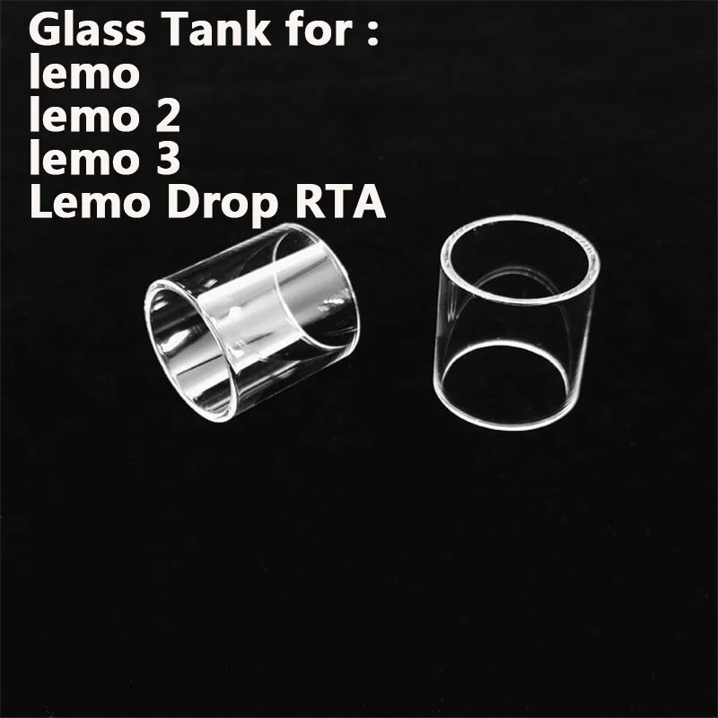 

Прямые стеклянные трубки для Lemo 2 Lemo 3 Lemo Drop RTA, стеклянный резервуар, сменная мини-чашка Pyrex, 5 шт.