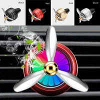 clip led light air force air conditioner outlet car perfume odor removal air freshener aromatherapy