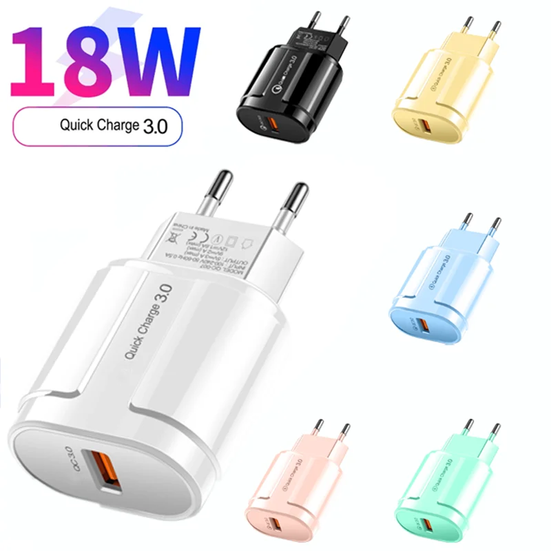 

Original USB Charger Quick Charge For iPhone 13 12 pro max airpods Xiaomi 12 Portable Adapter Mobile Phone Fast Charge Charger