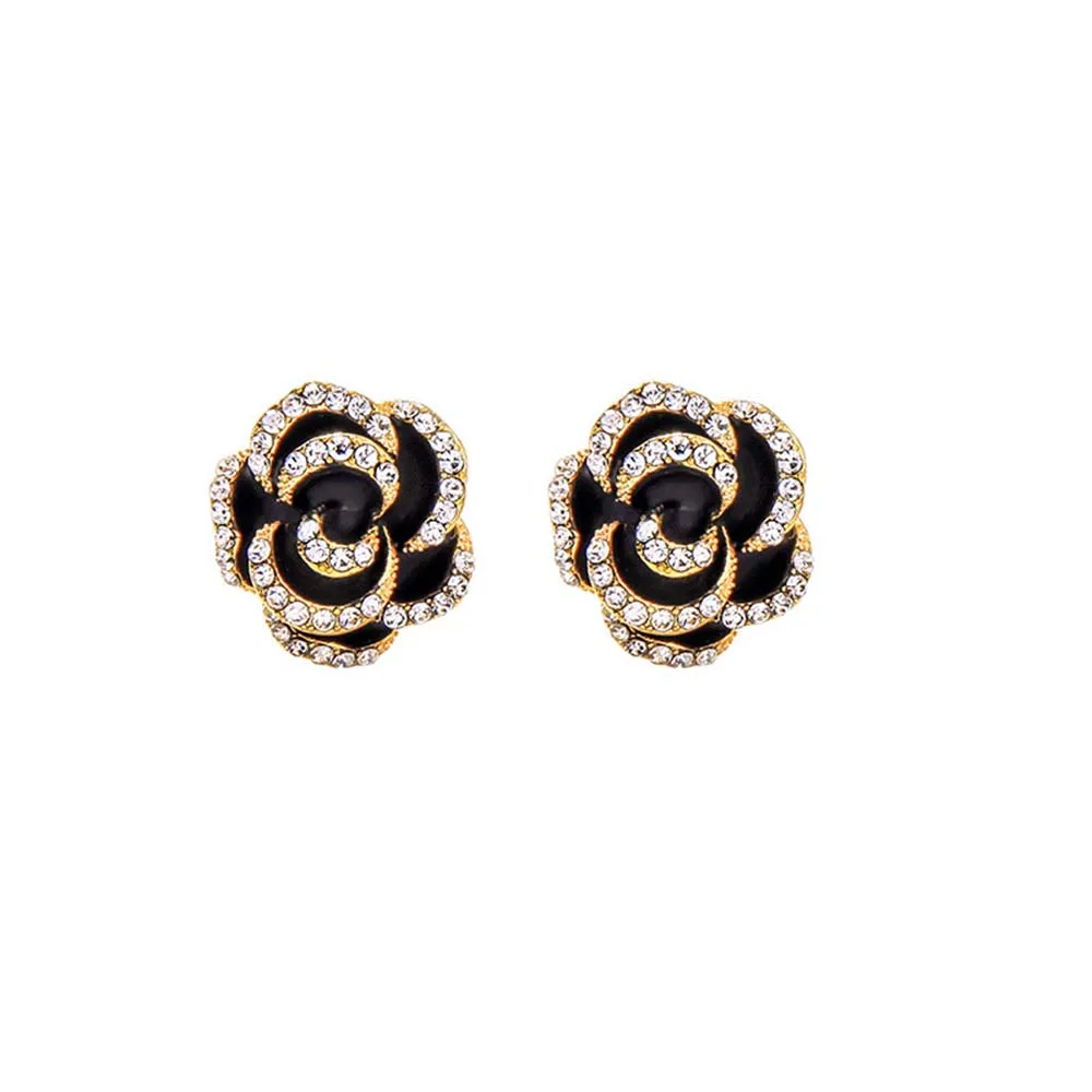 

New Trend Simple Temperament Flower Earrings Small Fresh Design Sense Elegant Lady Fashion Luxury Jewelry