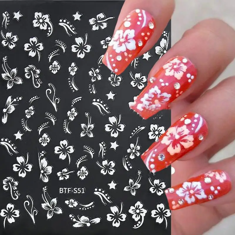 Nail Art Adhesive 8cm*10.5cm Summer Fresh Showing Off Is Popular Versatile Temperament Selected Materials Stickers