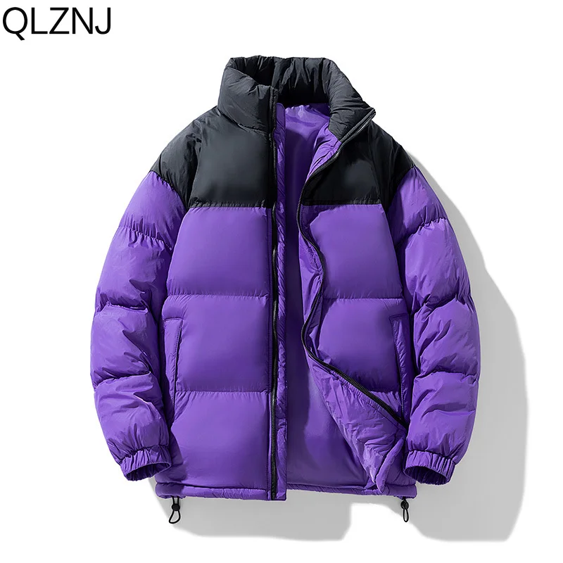 Cotton Padded Jacket Men 2023 Autumn Winter New Thick Warm Stand Collar Unisex Parkas Streetwear Oversize Casual Puffer Coat 4XL