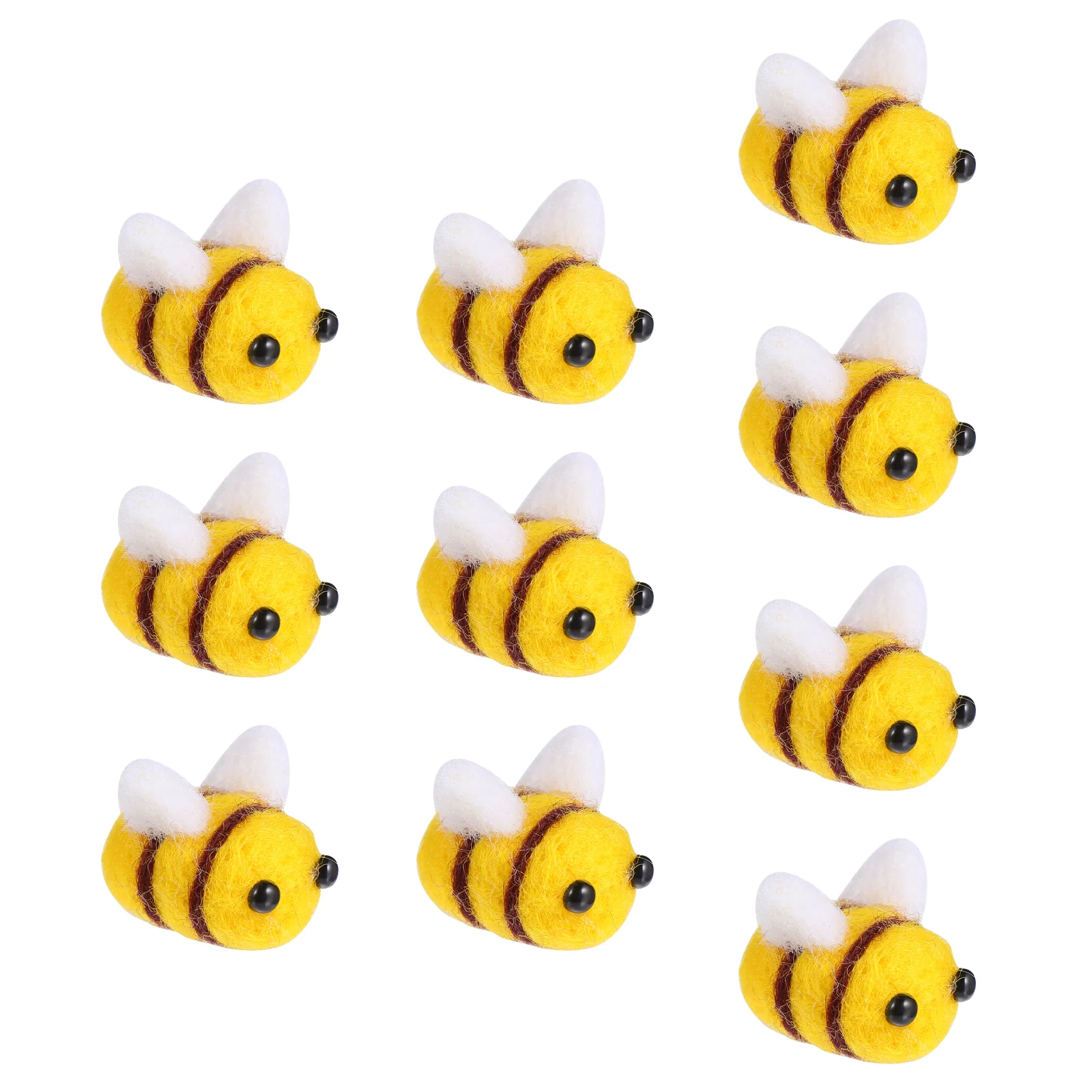 

Felt Craft Wooldecorationmini Craftsornament Beesdiy Honey Decorations Pom Kit Needle Party Costume Cute Bumble Buttons Plush