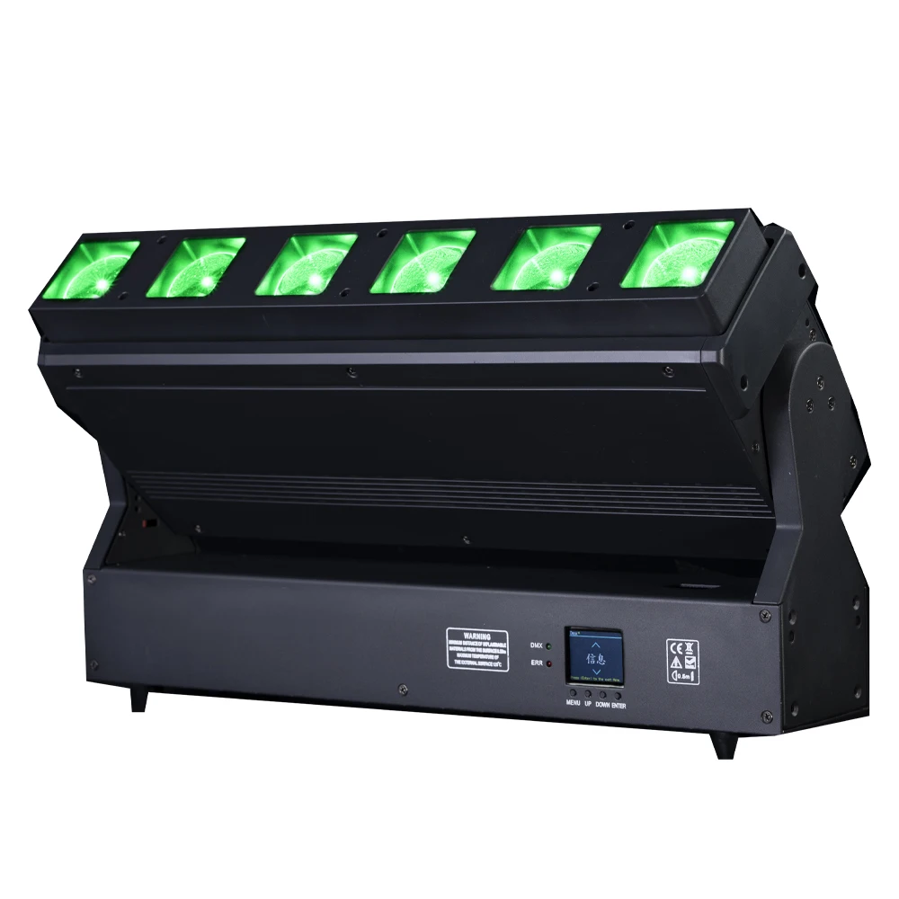 Фото Светодиодный прожектор Jacmui 6x40W с индивидуальным управлением, зумом и движущейся головкой, для сцены, пиксельный прожектор-бар, для клубов и диджеев №2