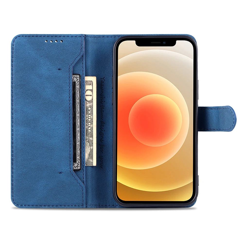 Leather Wallet Phone Case For iPhone 13 12 11 Pro Max XS Max XR X 8 7 6S Plus SE 2020 Cover on Google Pixel 6 Pro Pixel6 Cases images - 6