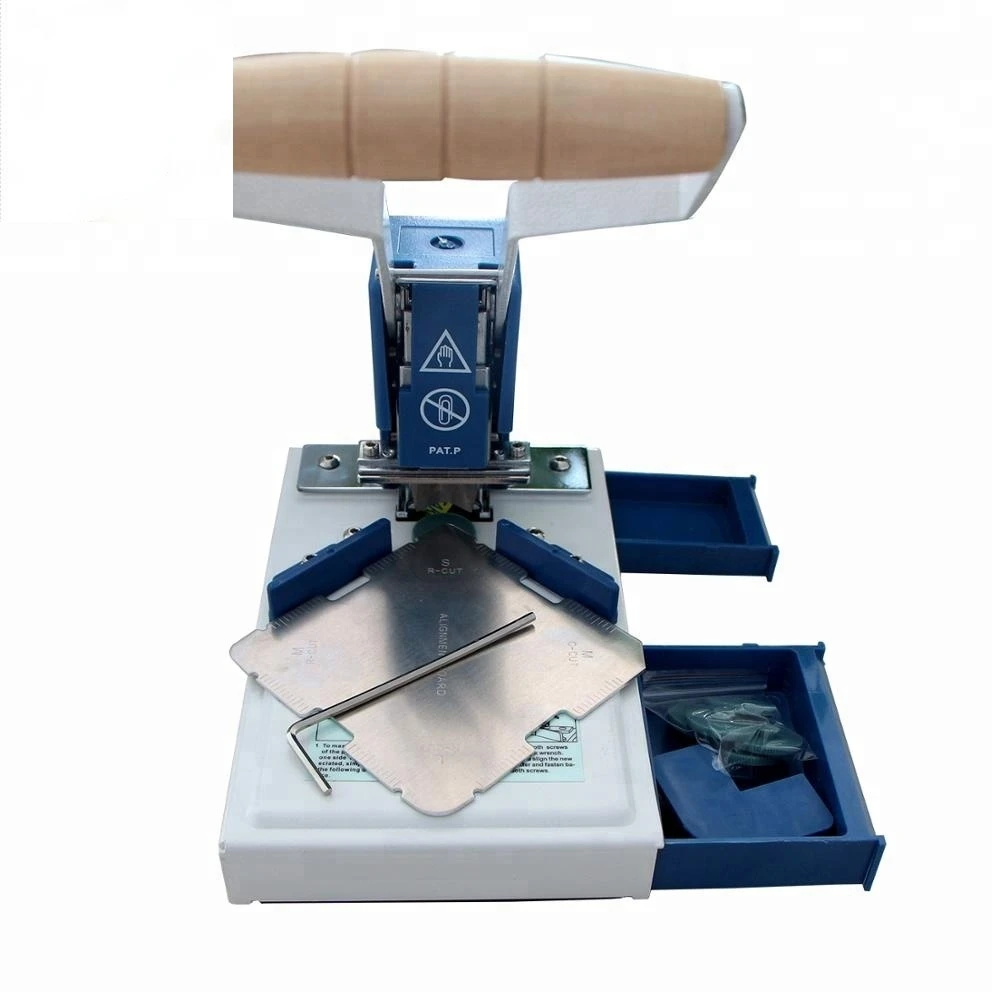 

S-200 paper making cutter cutting paper round corner machine