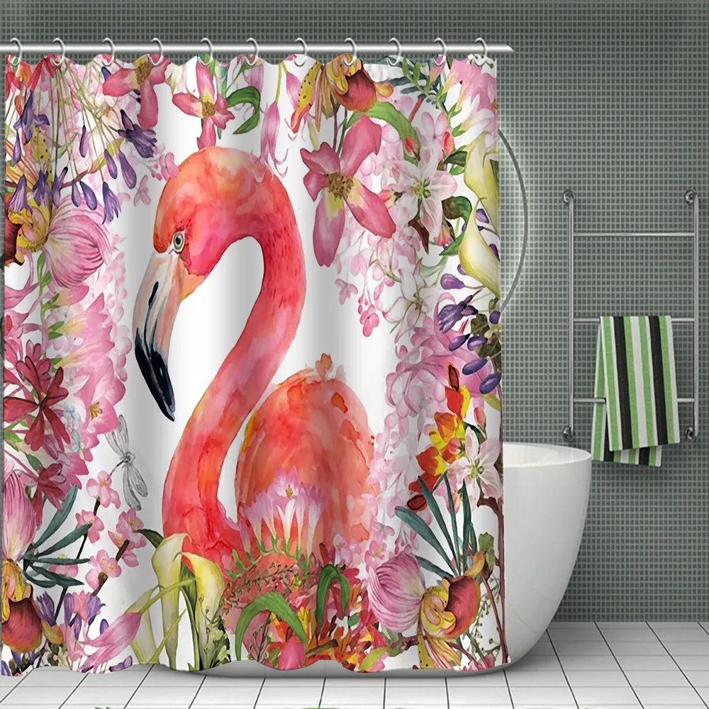 

Set 3d European Rural Town Street Flower Scenery Wall Hanging Bathroom Decor Bathtub Screen