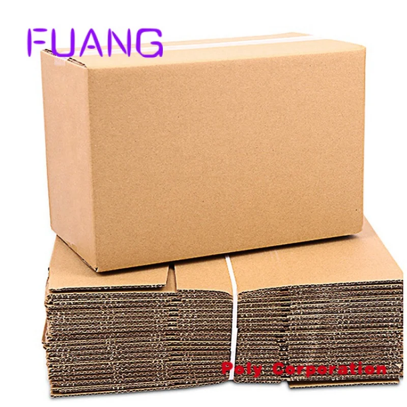 2020 Eco Packaging Factory Direct Custom Logo Printed Corrugated Cardboard Box Carton Boxpacking box for small business