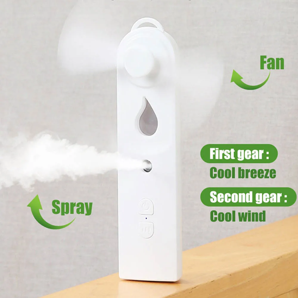 

30ML Nano Mist Facial Sprayer Facial Steamer Fan Water Spray Alcohol Disinfection Portable Mini Face Humidifier Skin Care Tools