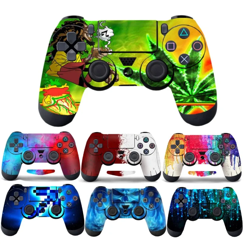 

Skin Sticker For SONY PlayStation 4 PS4 Controller Game Accessories Anti-slip Protection Stickers Decal for ps4 Console Joystick
